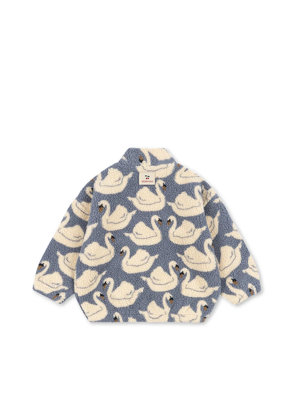 Konges Sløjd Jody Teddyjacke Swan für Kinder – Rückansicht