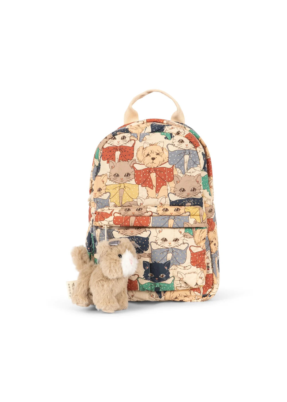 Konges Sløjd Juno Mini-Rucksack Like Cats And Dogs – gesteppter Kinderrucksack