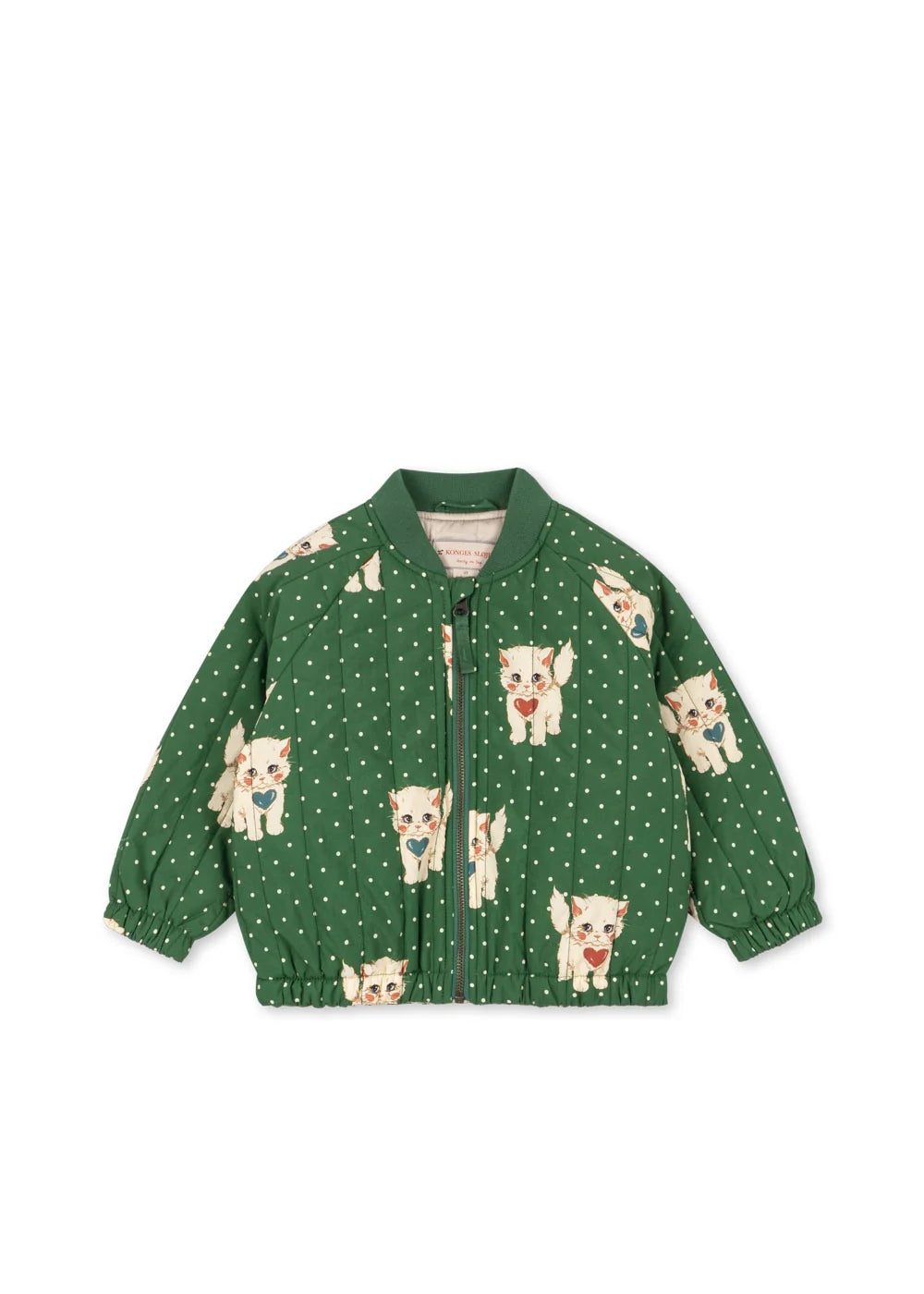 Konges Sløjd Juno Bomberjacke Dot Miao Verde – Kinder Thermojacke