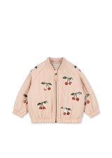 Konges Sløjd Juno Pailletten-Bomberjacke Cameo Rose – Kinder Thermojacke