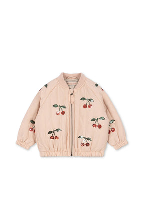 Konges Sløjd Juno Pailletten-Bomberjacke Cameo Rose – Kinderjacke