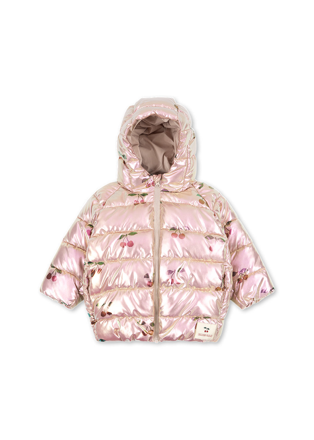 Konges Sløjd Kath Winterjacke Ma Grande Cerise für Kinder – Vorderansicht