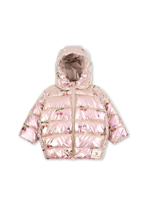Konges Sløjd Kath Winterjacke Ma Grande Cerise für Kinder – Vorderansicht