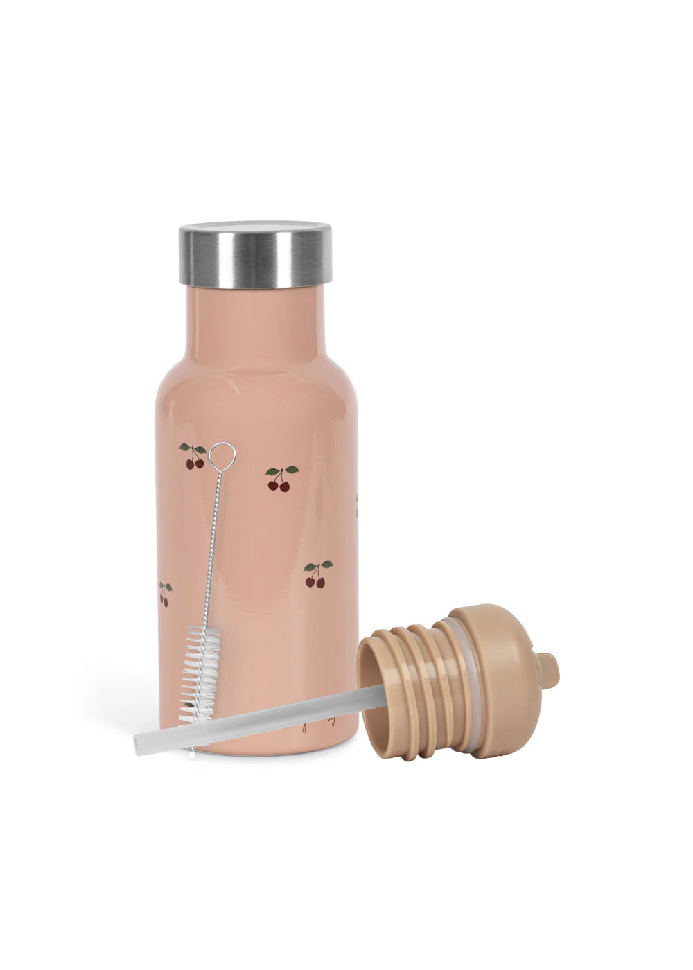 Konges Sløjd Thermo Trinkflasche für Kinder – 350 ml "Cherry Pink"