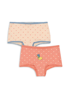 Konges Sløjd 2er-Pack Mädchen Hipster Coeur Lantana Teddy Coeur