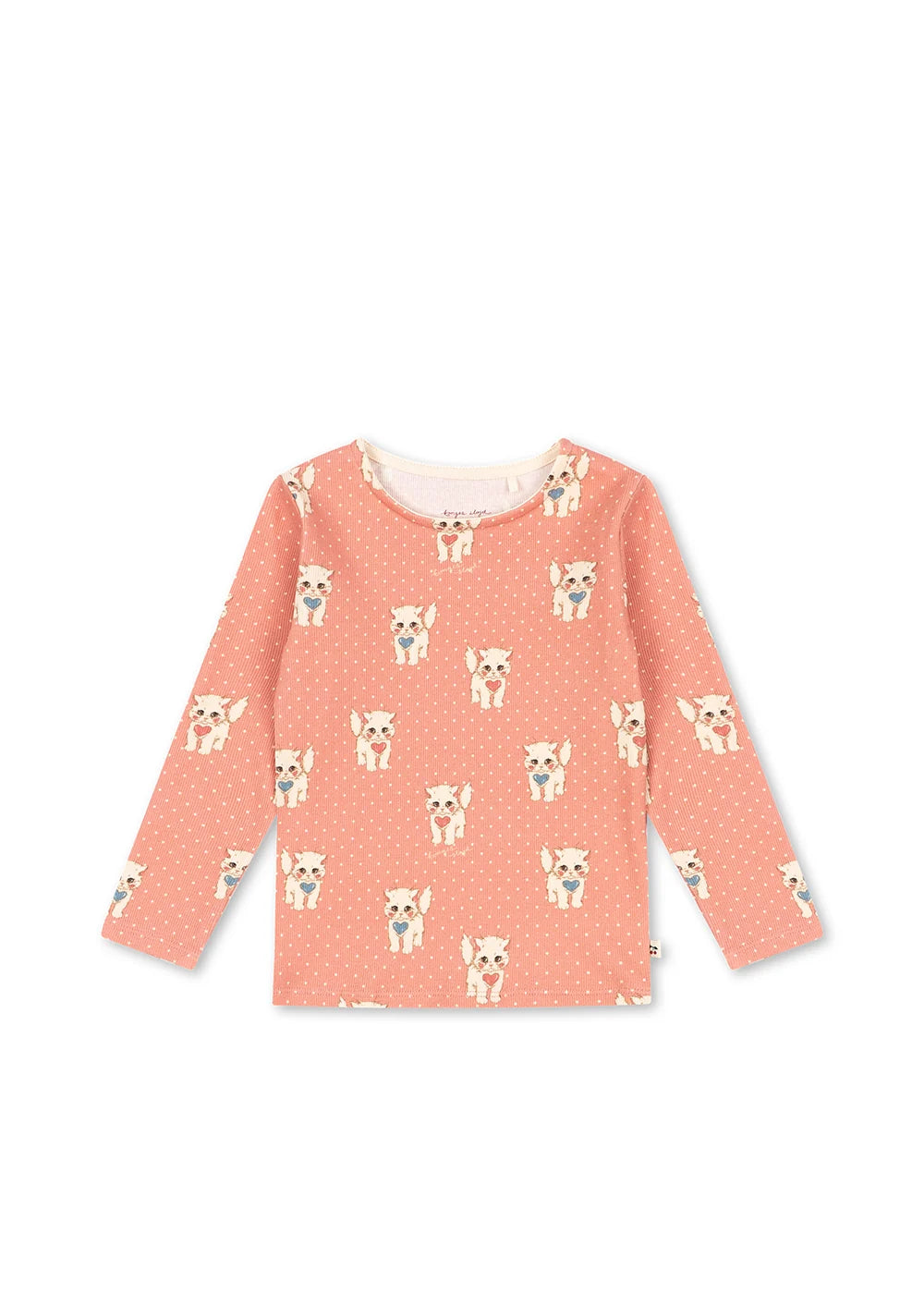 Konges Sløjd Ella Langarmshirt Ciao Miao Rose – Produktansicht