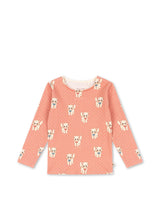 Konges Sløjd Ella Langarmshirt Ciao Miao Rose – Produktansicht