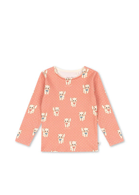 Konges Sløjd Ella Langarmshirt Ciao Miao Rose – Produktansicht