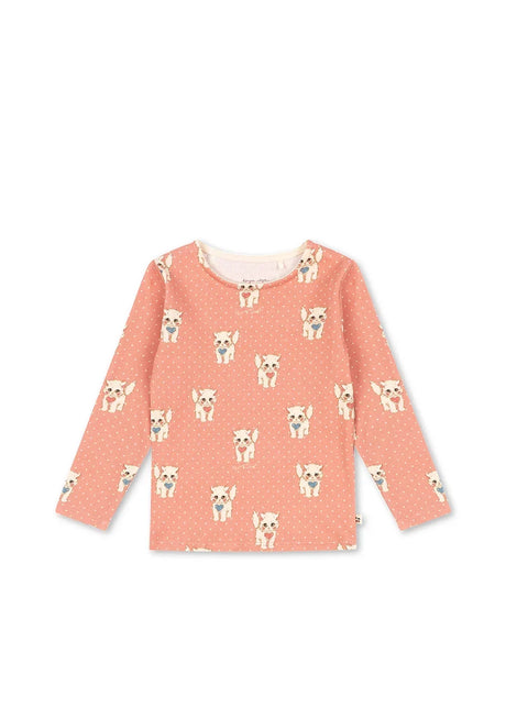 Konges Sløjd Ella Langarmshirt Ciao Miao Rose – Produktansicht