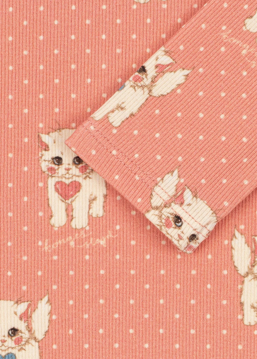 Konges Sløjd Ella Langarmshirt Ciao Miao Rose – zusätzliche Produktansicht