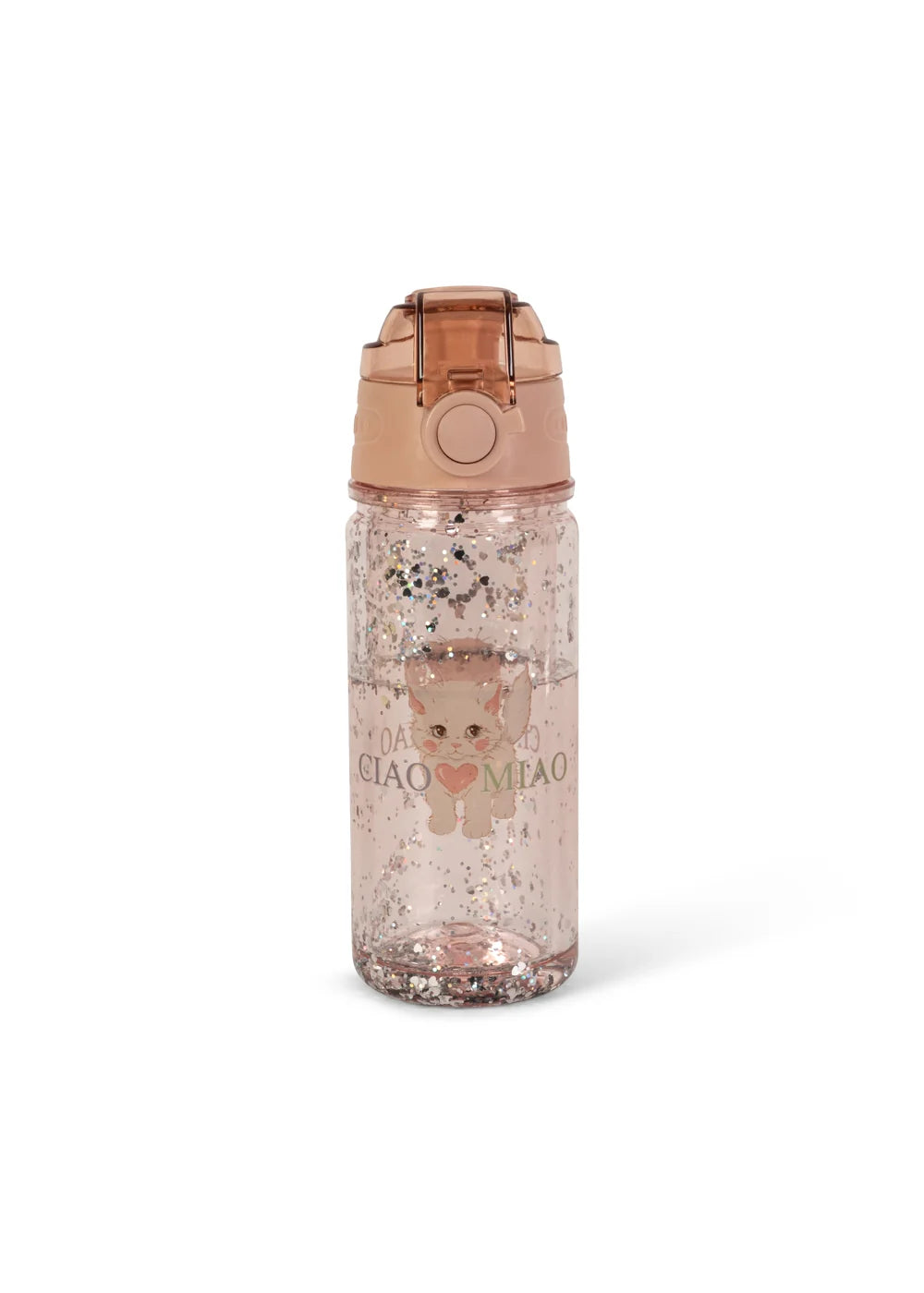 Konges Sløjd Glitzer-Trinkflasche Ciao Miao – Produktansicht
