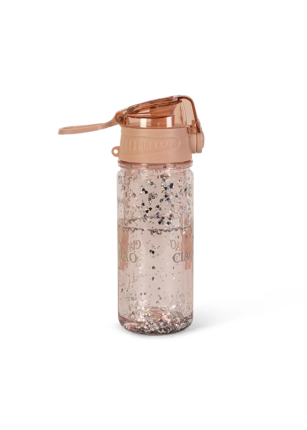 Konges Sløjd Glitzer-Trinkflasche Ciao Miao – Detailansicht