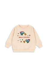 Konges Sløjd Lou Pailletten-Sweatshirt Buttercream