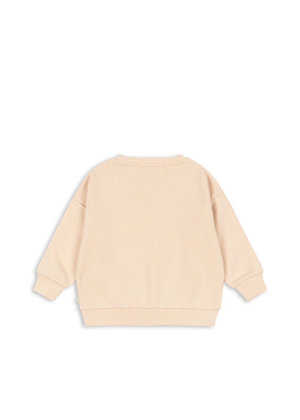 Konges Sløjd Lou Pailletten-Sweatshirt Buttercream – Detailansicht
