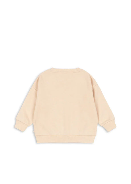 Konges Sløjd Lou Pailletten-Sweatshirt Buttercream – Detailansicht