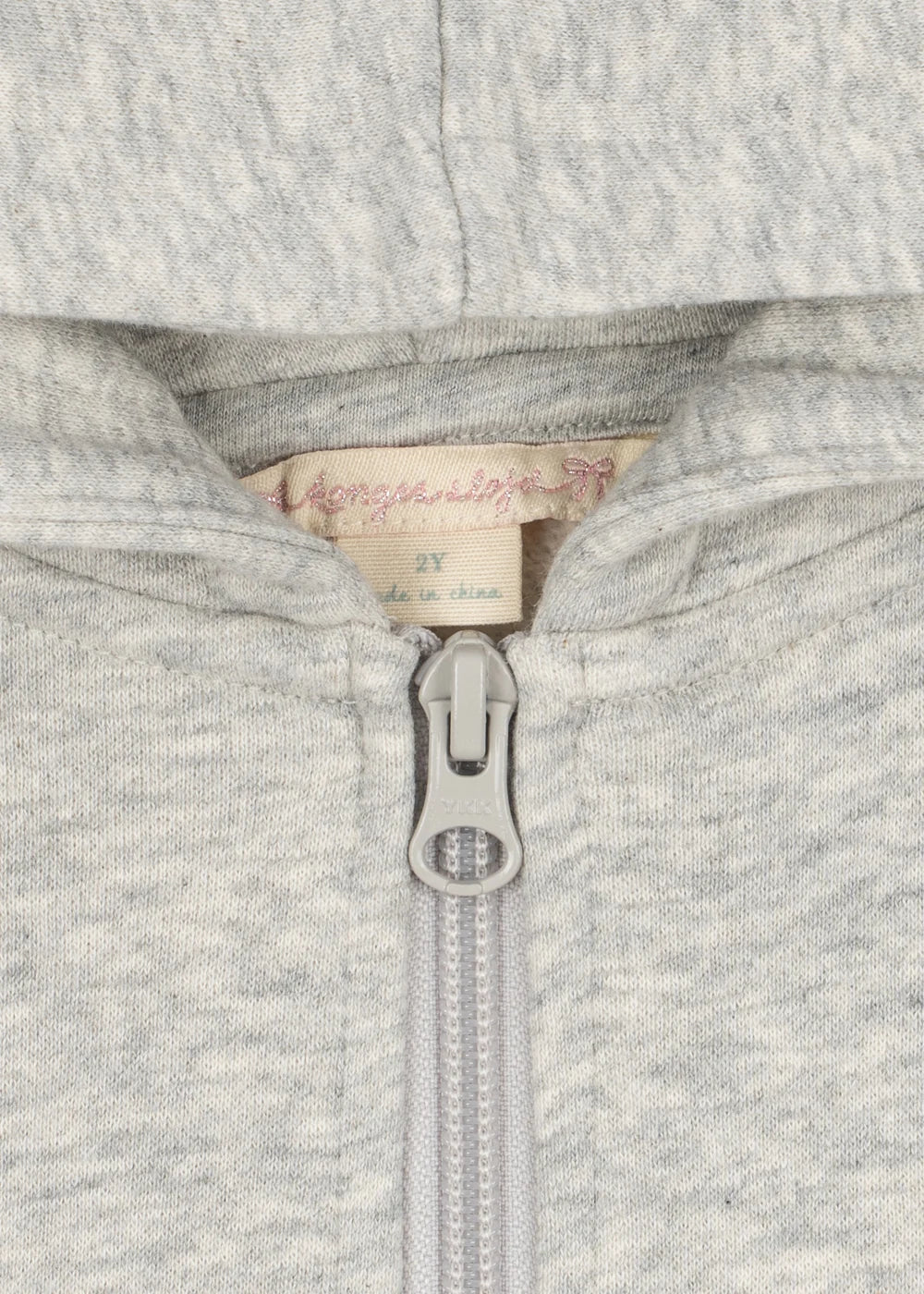 Konges Sløjd Lou Pailletten-Sweatjacke Grey Melange – Produktdetail