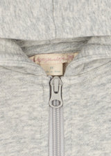 Konges Sløjd Lou Pailletten-Sweatjacke Grey Melange – Produktdetail