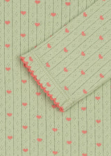 Detailansicht der Konges Sløjd Minnie Bluse Coeur Lint