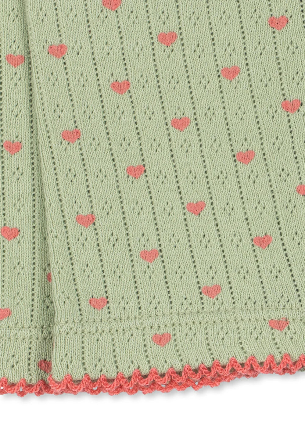 Konges Sløjd Kinderleggings Coeur Lint mit Pointelle-Muster