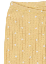 Minnie Leggings Dot Golden von Konges Sløjd – Detailansicht