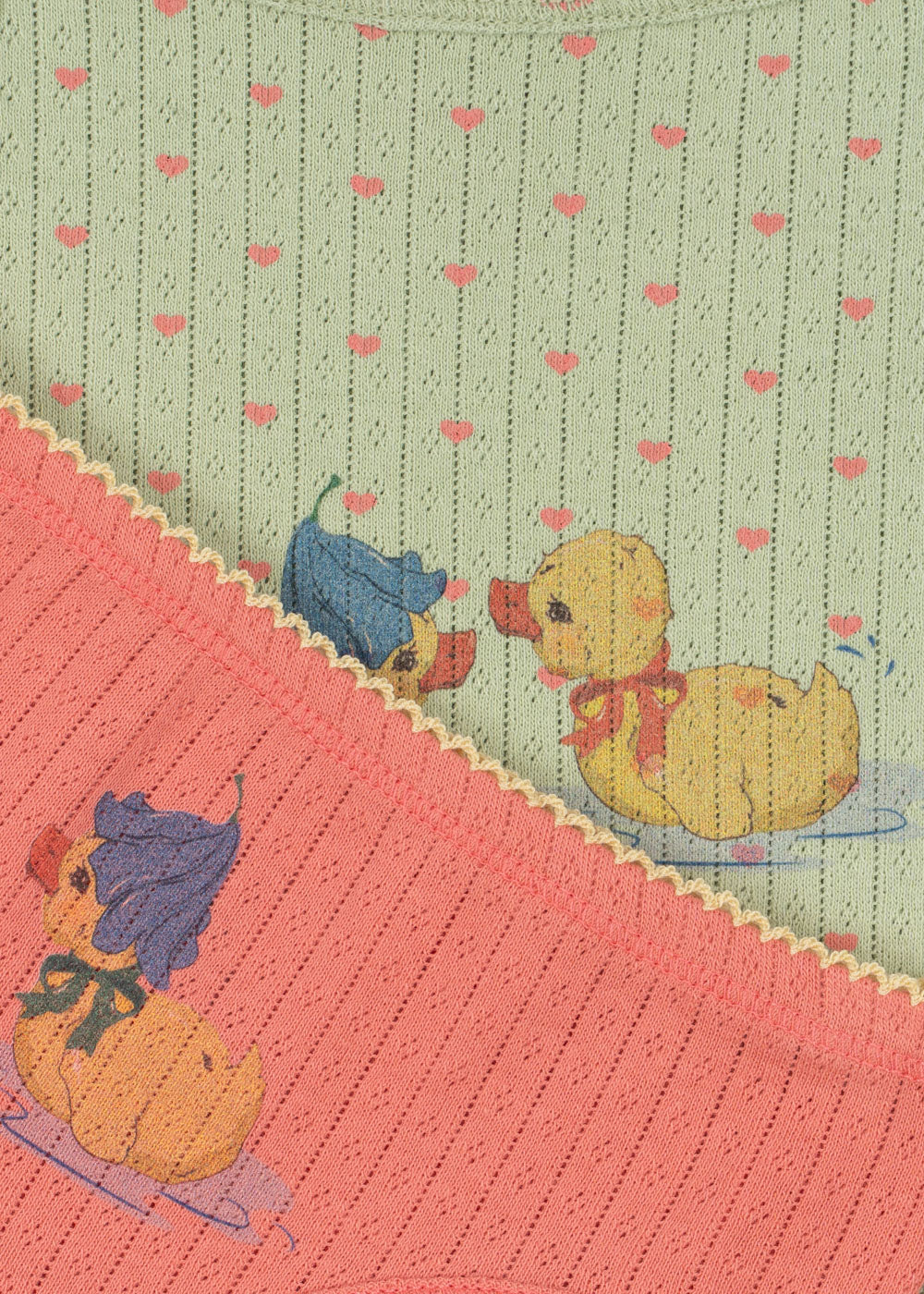 Minnie Unterwäsche-Set Coeur Lint mit Pointelle-Muster und Picot-Säumen