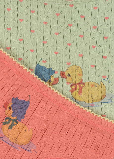 Minnie Unterwäsche-Set Coeur Lint mit Pointelle-Muster und Picot-Säumen