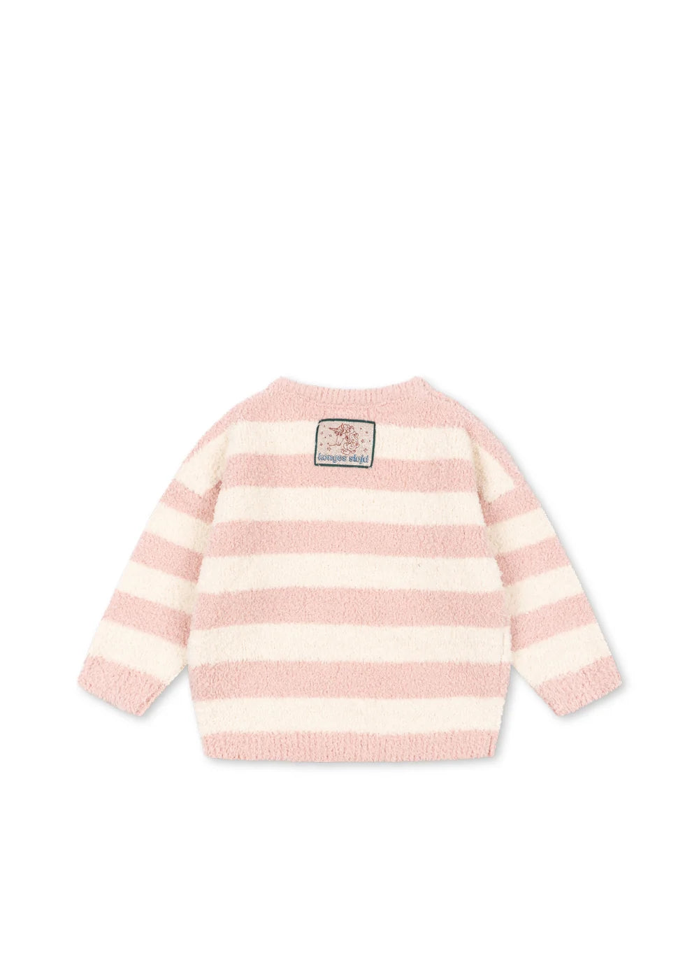 Konges Sløjd Softy Sweater Rosy Stripe – Detailansicht