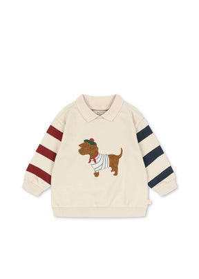 Konges Sløjd Spotty Sweatshirt Brown Rice