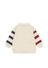Konges Sløjd Spotty Sweatshirt Brown Rice – Detailansicht