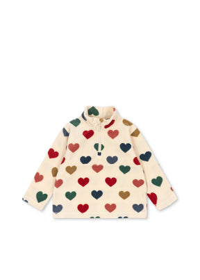 Konges Sløjd Tavi Fleece-Sweatshirt Bon Coeur Coloré