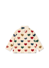 Konges Sløjd Tavi Fleece-Sweatshirt Bon Coeur Coloré – Detailansicht