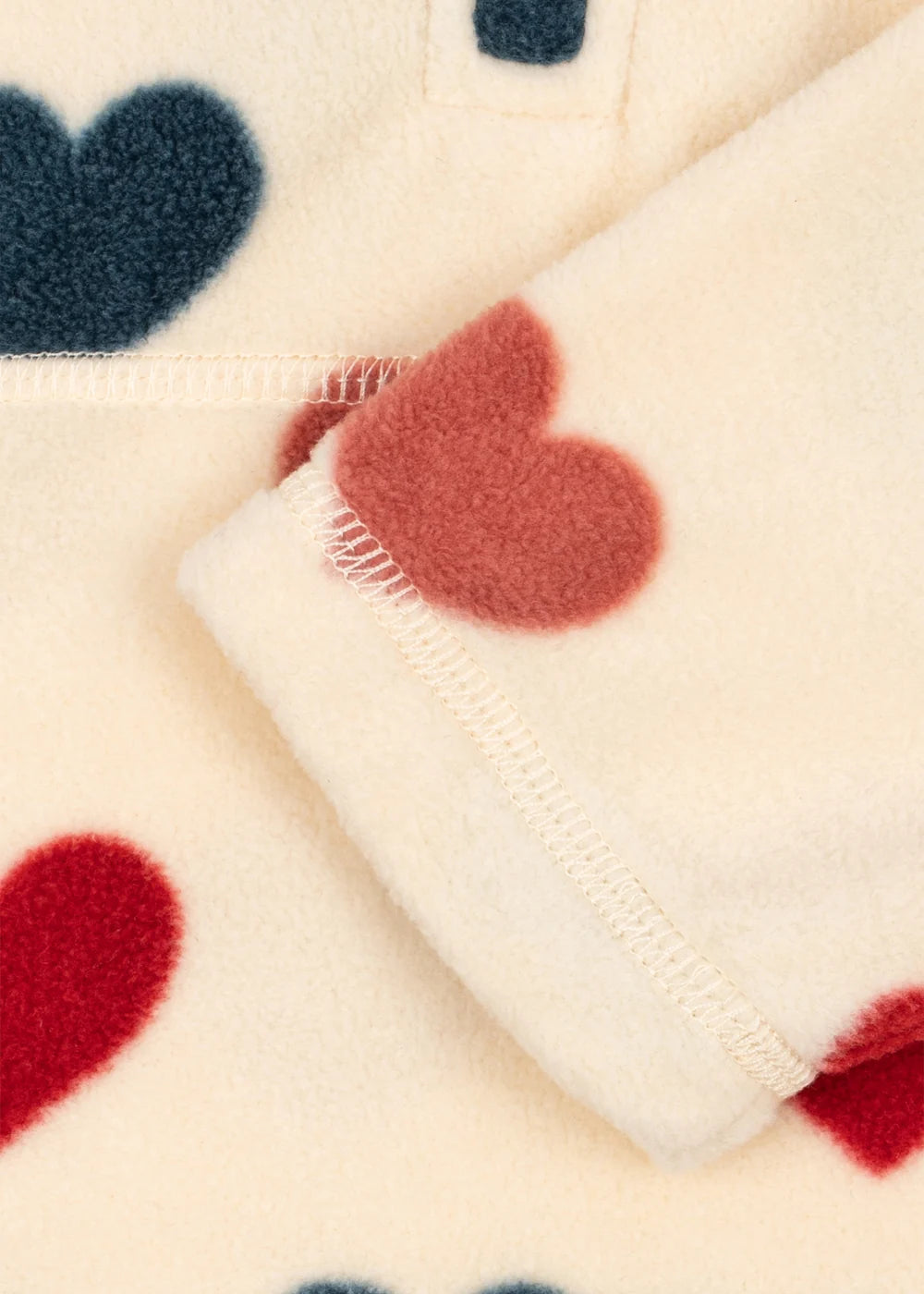 Konges Sløjd Tavi Fleece-Sweatshirt Bon Coeur Coloré – Ansicht