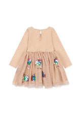 Konges Sløjd Yvonne Ballerina-Kleid Rainbow Star – Detailansicht