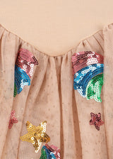 Konges Sløjd Yvonne Ballerina-Kleid Rainbow Star – Ansicht
