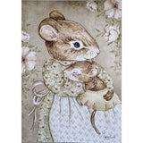 Kinderposter Mama Maus Maedchen - A4