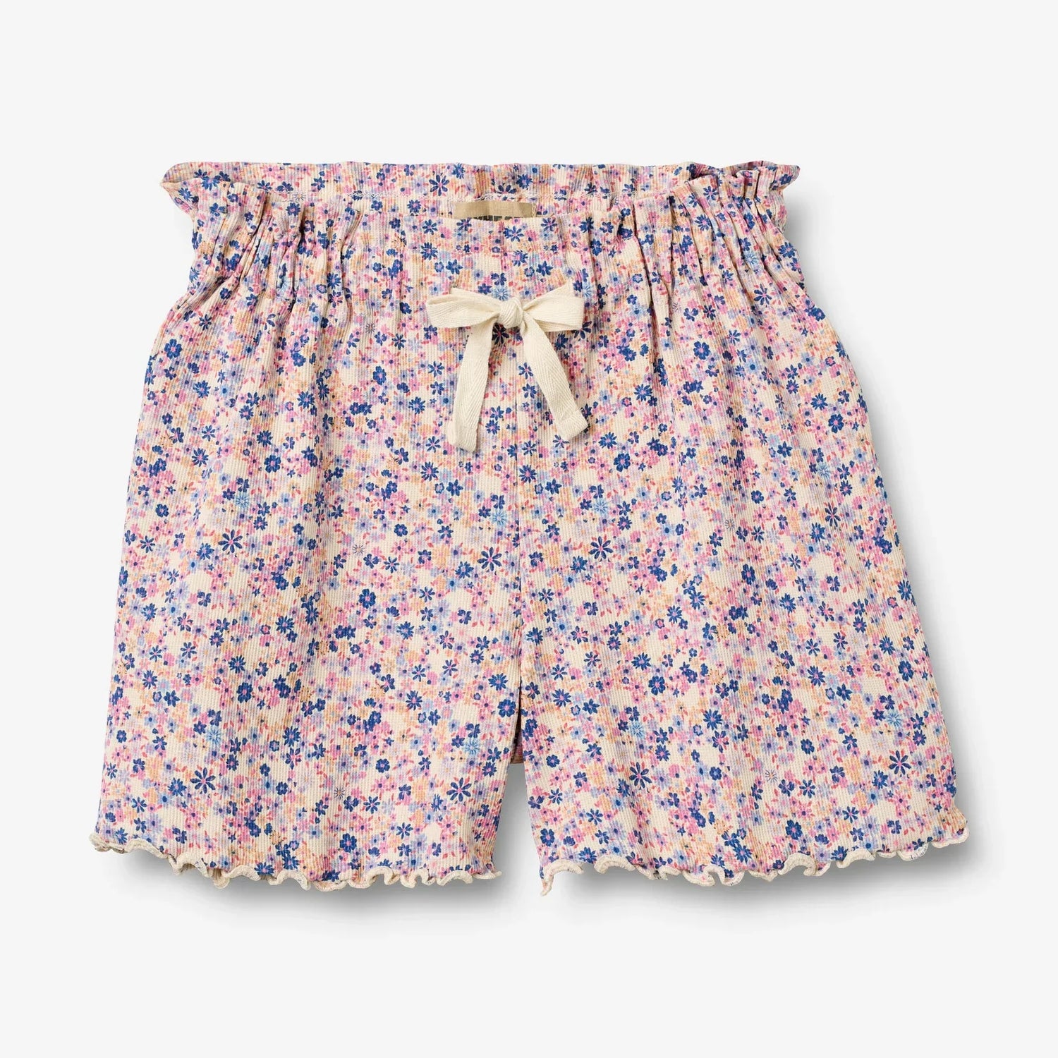 WHEAT Kinder-Shorts Ina "Pink Blue Flowers"