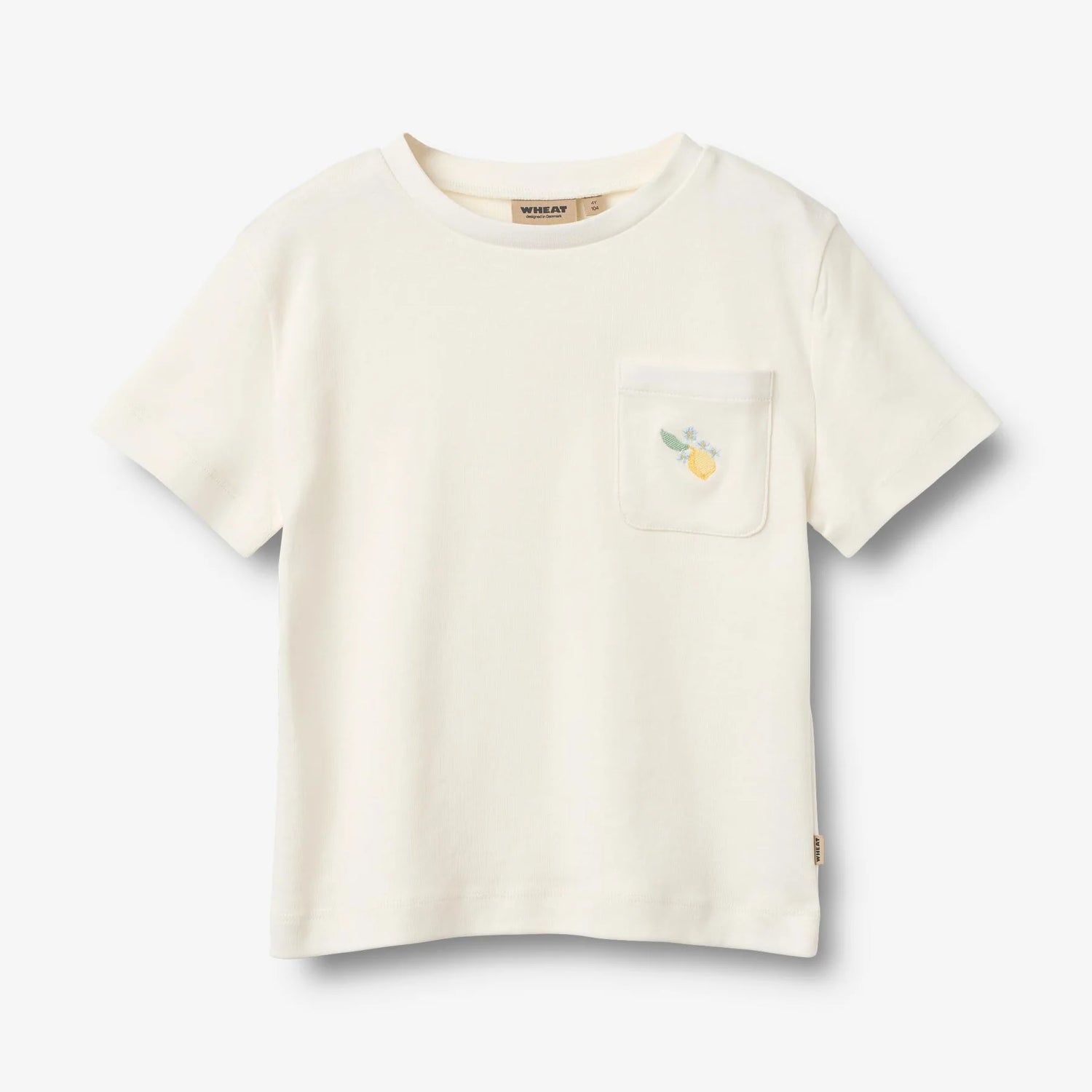 WHEAT Kinder Kurzarm-T-Shirt mit Print Elsine "Ivory"