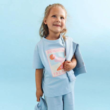 WHEAT Kinder Kurzarm-T-Shirt mit Print Mirsa "Summer Sky"