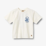 WHEAT Kinder Kurzarm-T-Shirt mit Print Benno "Cloud"