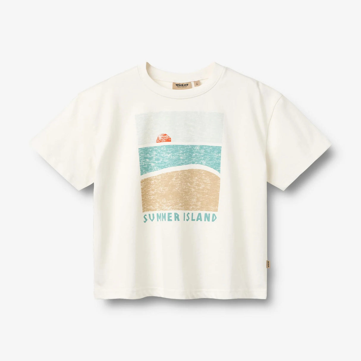 WHEAT Kinder Kurzarm-T-Shirt mit Print Leslie "Cloud"