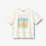 WHEAT Kinder Kurzarm-T-Shirt mit Print Leslie "Cloud"