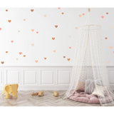 Wandtattoo Kinderzimmer - Herzen