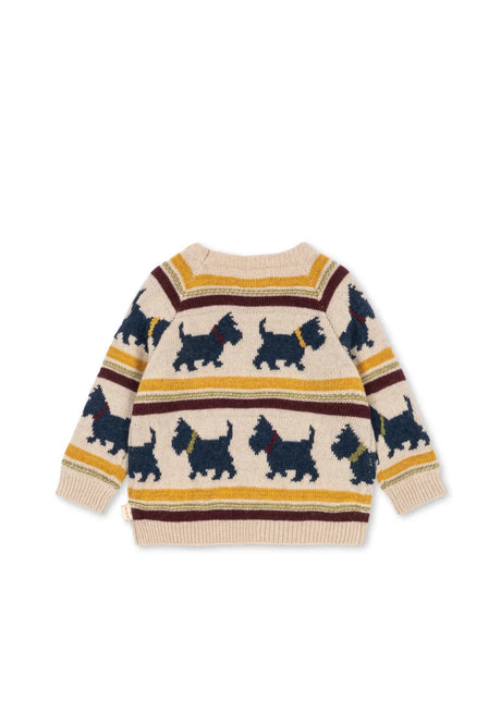 Konges Sløjd Belou Strickpullover „Piccolo Scottie“ – Rückansicht