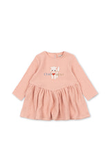 Konges Sløjd Coco Miao Kleid Evening Sand – Vorderansicht