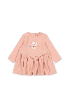 Konges Sløjd Coco Miao Kleid Evening Sand – Vorderansicht