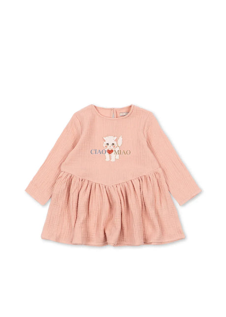 Konges Sløjd Coco Miao Kleid Evening Sand – Vorderansicht