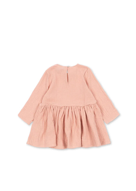Konges Sløjd Coco Miao Kleid Evening Sand – Rückansicht