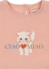 Konges Sløjd Coco Miao Kleid Evening Sand – Detailansicht