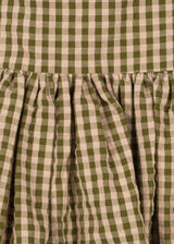 Konges Sløjd Kim Isotta Kleid Avocado Check – Rock und Schnitt