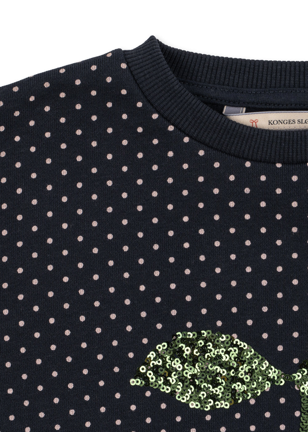 Konges Sløjd Lou Punkte-Pailletten-Sweatshirt „Dot Tout Petite“ – Produktansicht 3